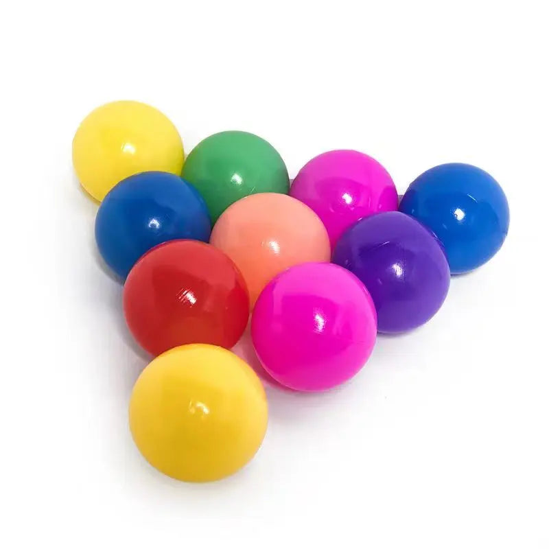 100PCS Outdoor Sport Balls – Colorful Soft Water Swim Pool Ocean Wave Balls for Kids, Eco-Friendly Stress Relief Toys