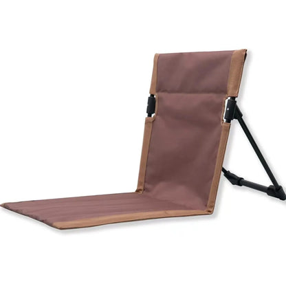 Lightweight Outdoor Camping Folding Chair with Backrest Cushion – Portable Park, Beach & Leisure Seat