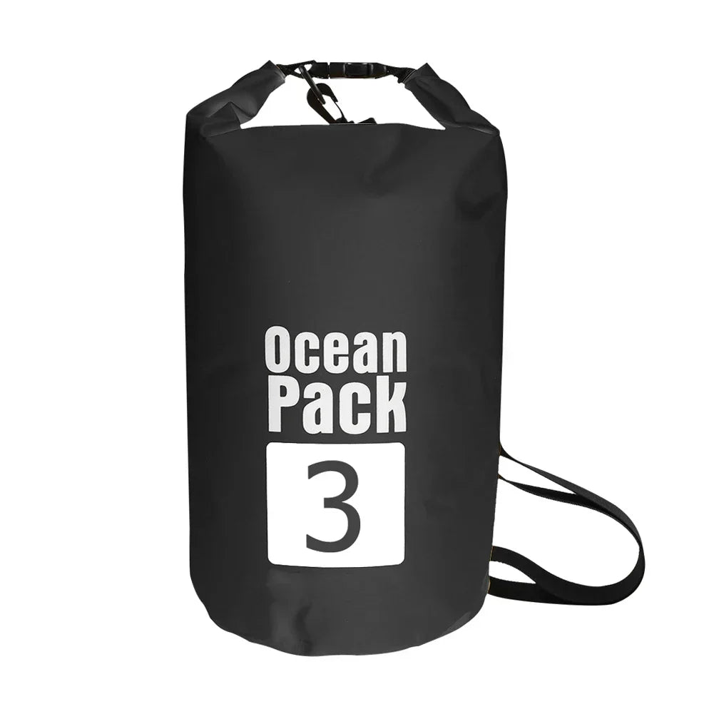 2L–10L Waterproof Dry Bag – Floating Sack for Swimming, Boating, River Trekking & Outdoor Sports