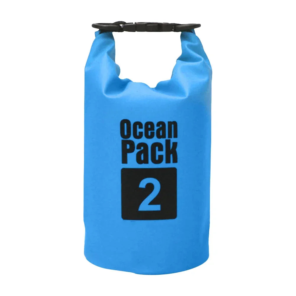 2L–10L Waterproof Dry Bag – Floating Sack for Swimming, Boating, River Trekking & Outdoor Sports