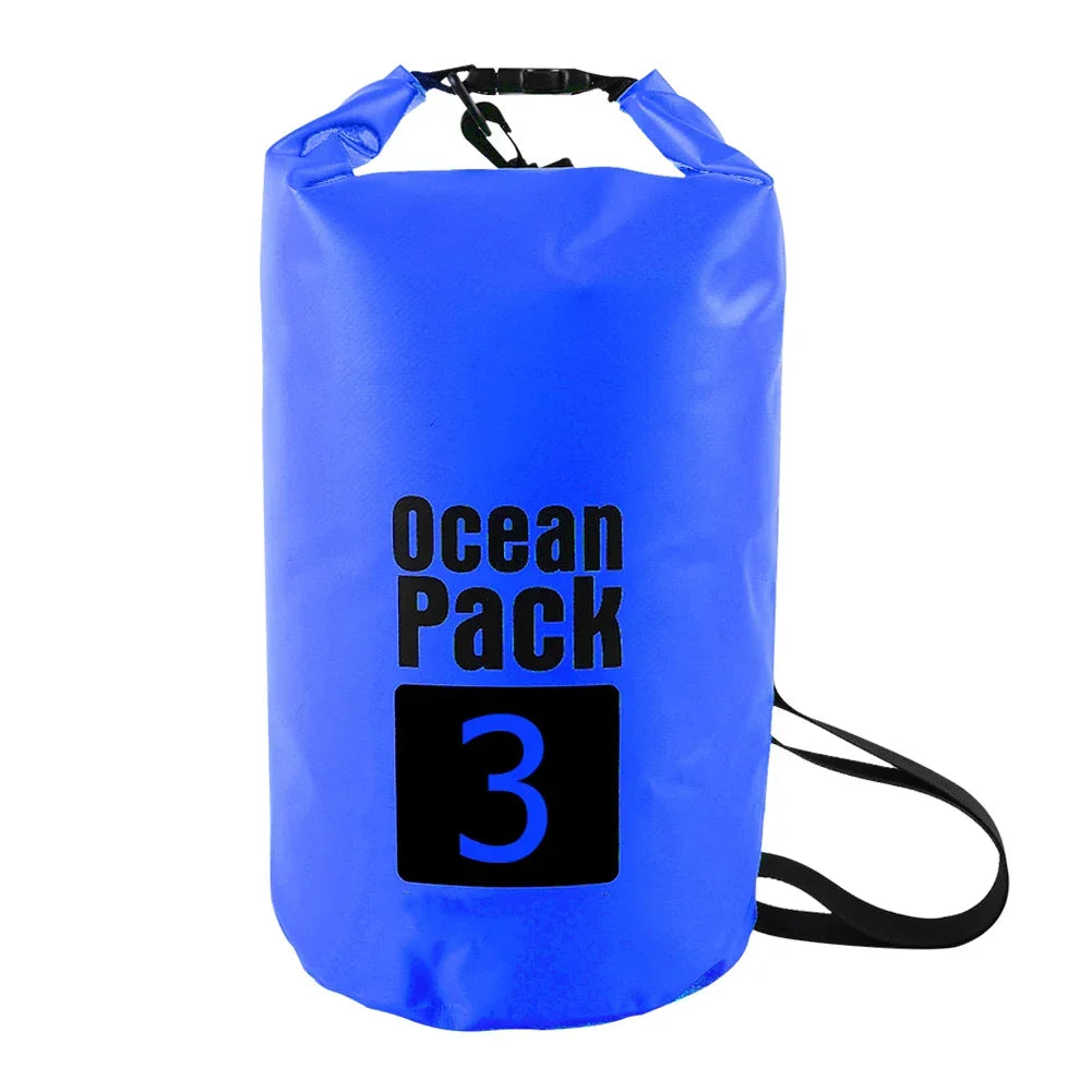 2L–10L Waterproof Dry Bag – Floating Sack for Swimming, Boating, River Trekking & Outdoor Sports