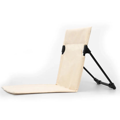 Lightweight Outdoor Camping Folding Chair with Backrest Cushion – Portable Park, Beach & Leisure Seat