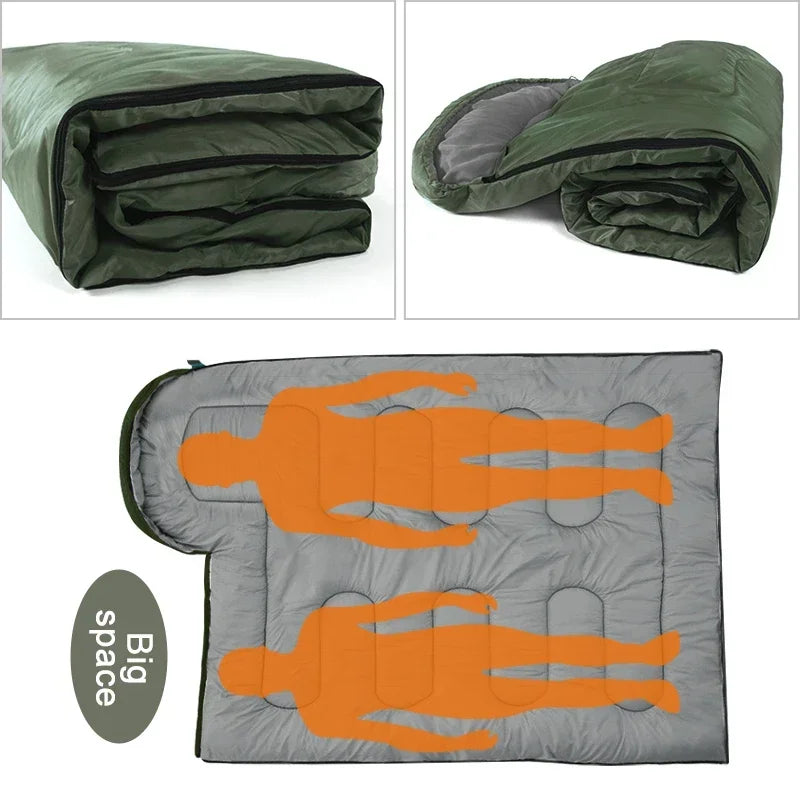 Camping Sleeping Bag Ultralight Waterproof 4 Season Warm Envelope for Backpacking, Hiking & Outdoor Travel