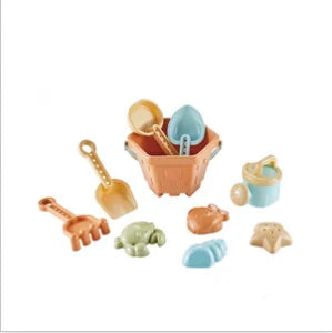 18PCS Beach Toy Set for Kids – Sand Bucket & Outdoor Water Play Tools for Seaside Fun