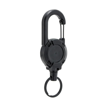 1/2/4pcs Extendable Retractable Holders Keychain Badge Reels Heavy Duty Clip With Carabiner Key Chain For Men Outdoor Bags