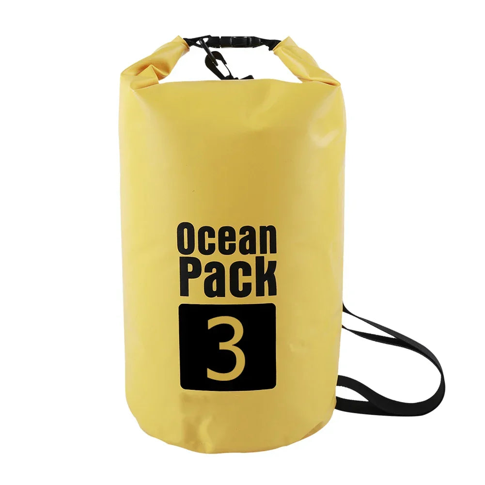 2L–10L Waterproof Dry Bag – Floating Sack for Swimming, Boating, River Trekking & Outdoor Sports