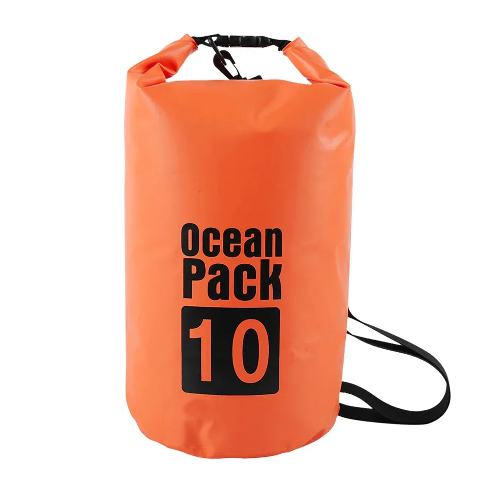 2L–10L Waterproof Dry Bag – Floating Sack for Swimming, Boating, River Trekking & Outdoor Sports